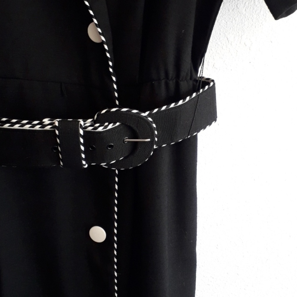 True Vintage 80's Megan Moore Retro Dress - Picture 4 of 9